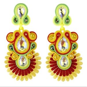 Handmade soutache earrings